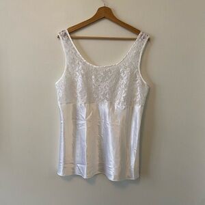 Vintage Vanity Fair Satin Lace Camisole